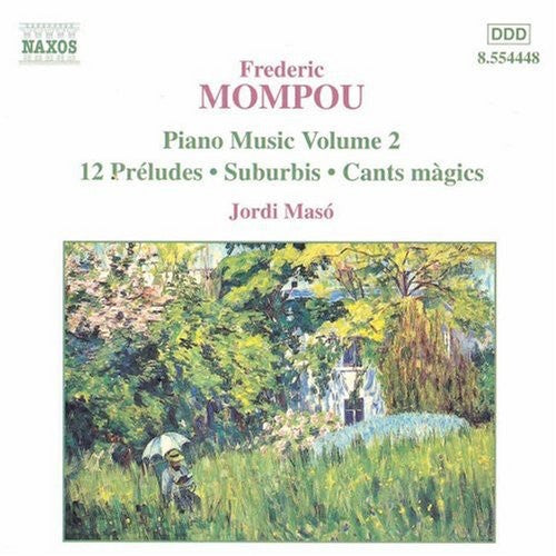 the album cover for Jordi Maso - Piano Music #2: 12 Preludes / Suburbis / Dialogues