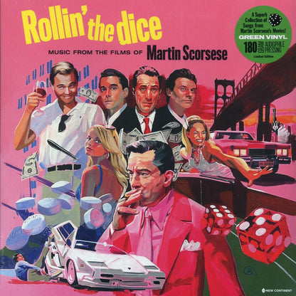 Howlin' Wolf, John Lee Hooker, Timi Yuro, Dean Martin, Marty Robbins, Etc. - Rollin' The Dice: Music From The Films Of Martin Scorsese (21 tracks) (ltd. ed.) (180g) (green vinyl) Vinyl Record
