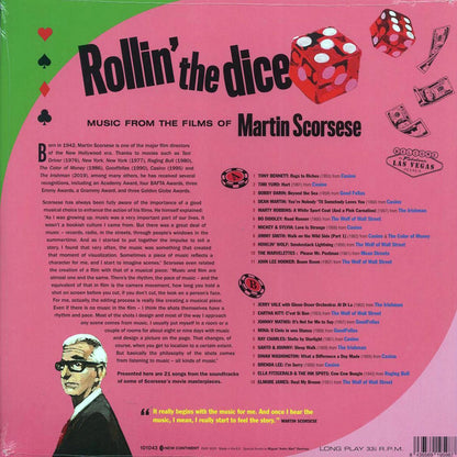 Howlin' Wolf, John Lee Hooker, Timi Yuro, Dean Martin, Marty Robbins, Etc. - Rollin' The Dice: Music From The Films Of Martin Scorsese (21 tracks) (ltd. ed.) (180g) (green vinyl) Vinyl Record