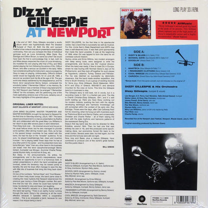 Dizzy Gillespie - At Newport (+bonus track) (ltd. ed.) (180g) (remastered) Vinyl Record