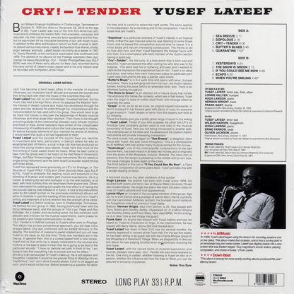 Yusef Lateef - Cry! Tender (+2 bonus tracks) (ltd. ed.) (180g) Vinyl Record