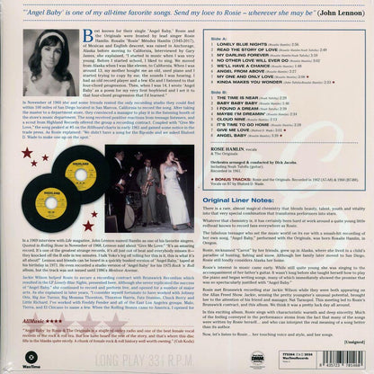 Rose Hamlin - Lonely Blue Nights (+4 bonus tracks) (ltd. ed.) (180g) Vinyl Record