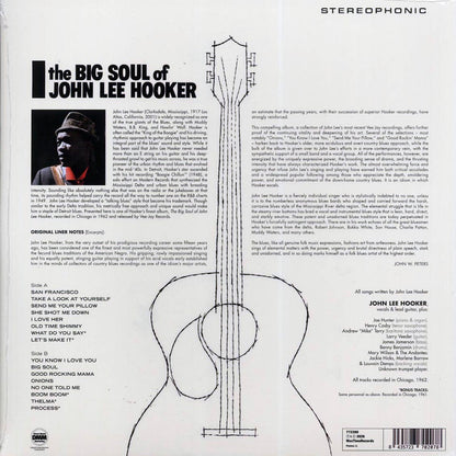John Lee Hooker - The Big Soul Of John Lee Hooker (+5 bonus tracks) (ltd. ed.) (180g) Vinyl Record