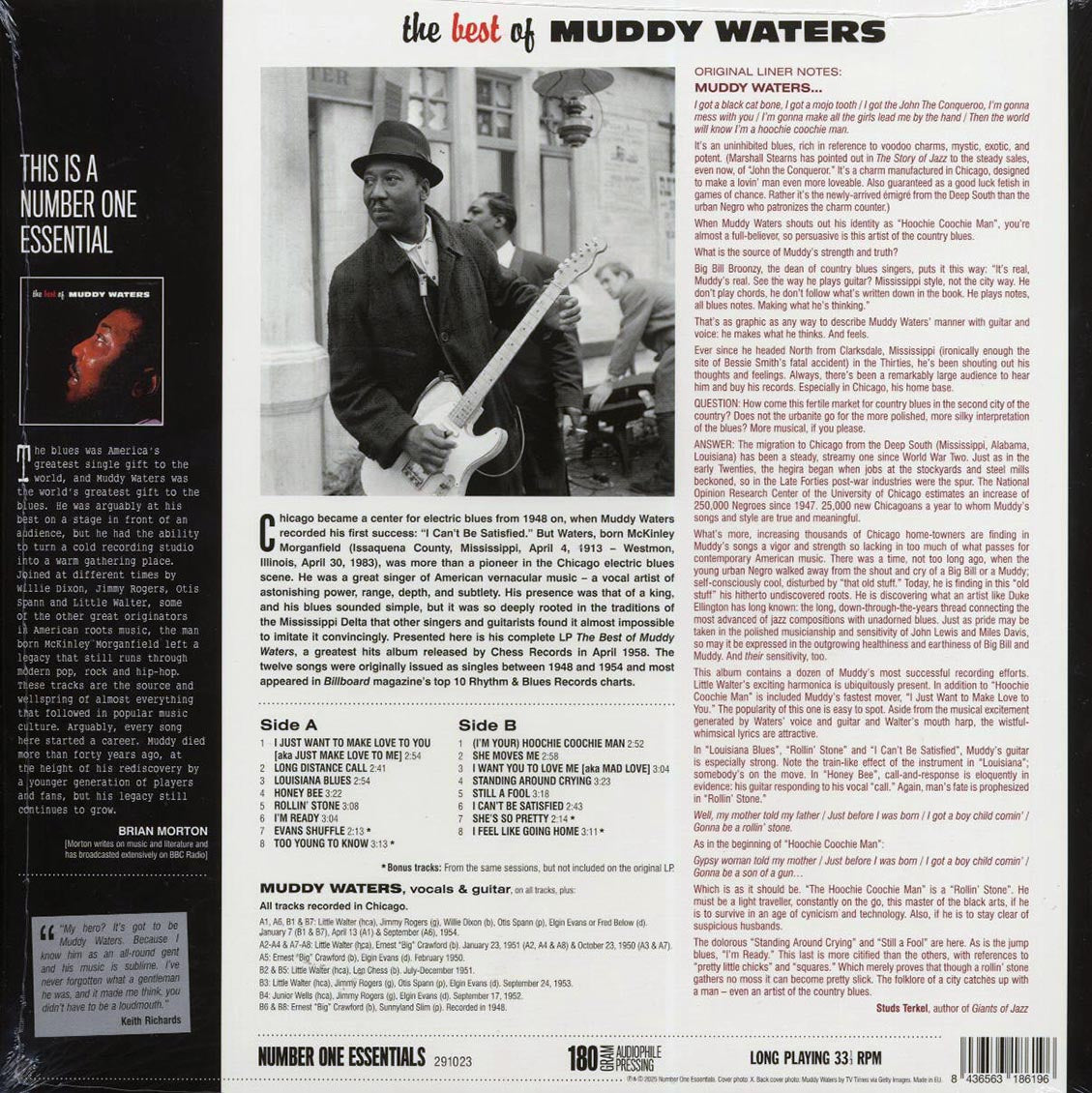 Muddy Waters - The Best of Muddy Waters (+4 bonus tracks) (ltd. ed.) (180g) Vinyl Record