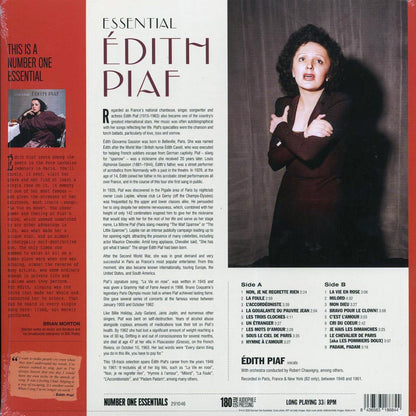 Edith Piaf - Essential (ltd. ed.) (180g) Vinyl Record
