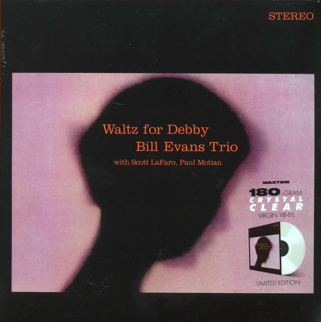 Bill Evans Trio, Scott LaFaro, Paul Motian - Waltz For Debby (+bonus track) (ltd. ed.) (180g) (clear vinyl) Vinyl Record