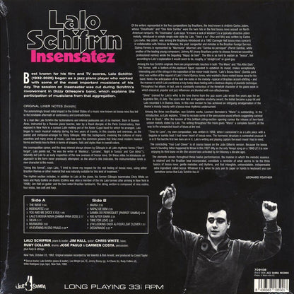 Lalo Schifrin - Insensatez (+2 bonus tracks) (ltd. ed.) (180g) Vinyl Record