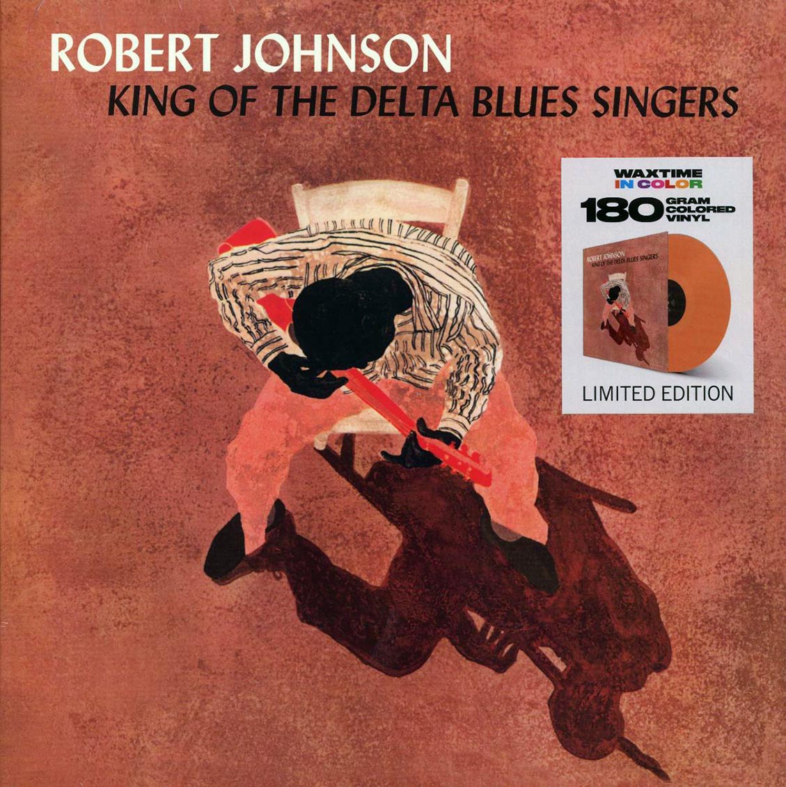 Robert Johnson - King Of The Delta Blues Singers (+2 bonus tracks) (ltd. ed.) (180g) (orange vinyl) Vinyl Record