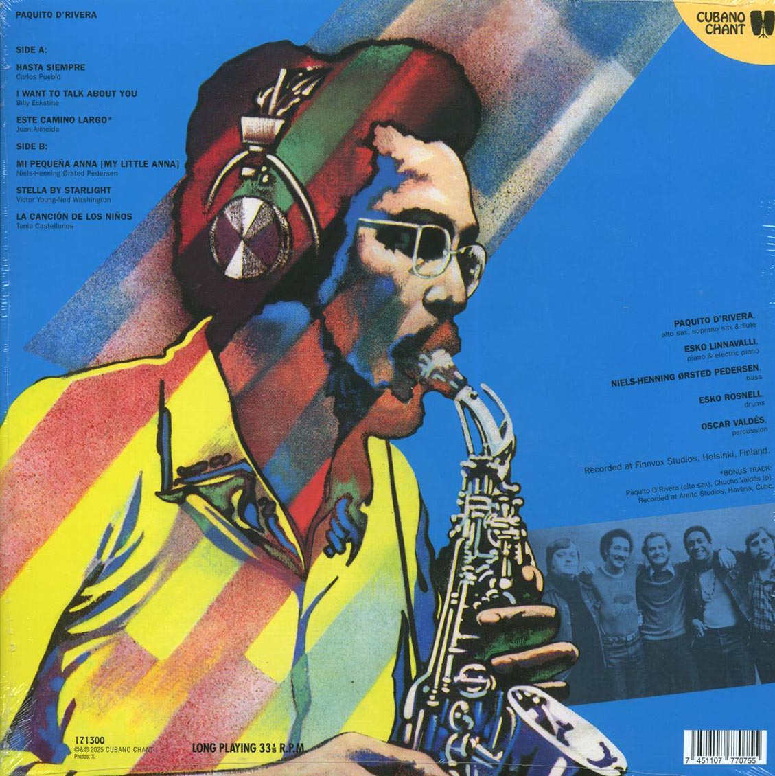 Paquito D'Rivera - Paquito D'Rivera (ltd. ed.) Vinyl Record