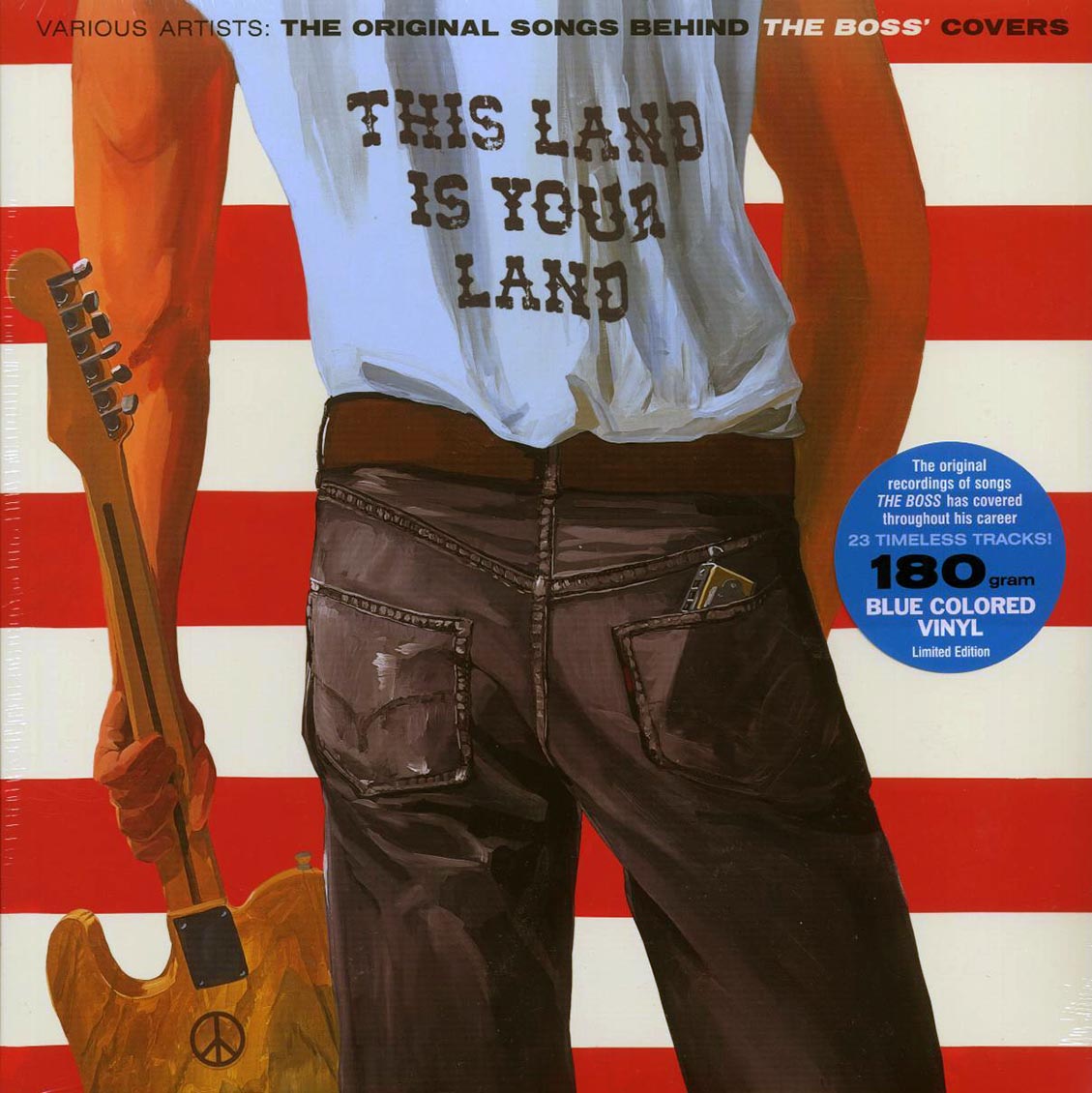 Chuck Berry, Johnny Cash, John Lee Hooker, Roy Orbison, Etc. - This Land Is Your Land: The Original Songs Behind The Boss Covers (23 tracks) (ltd. ed.) (180g) (blue vinyl) Vinyl Record