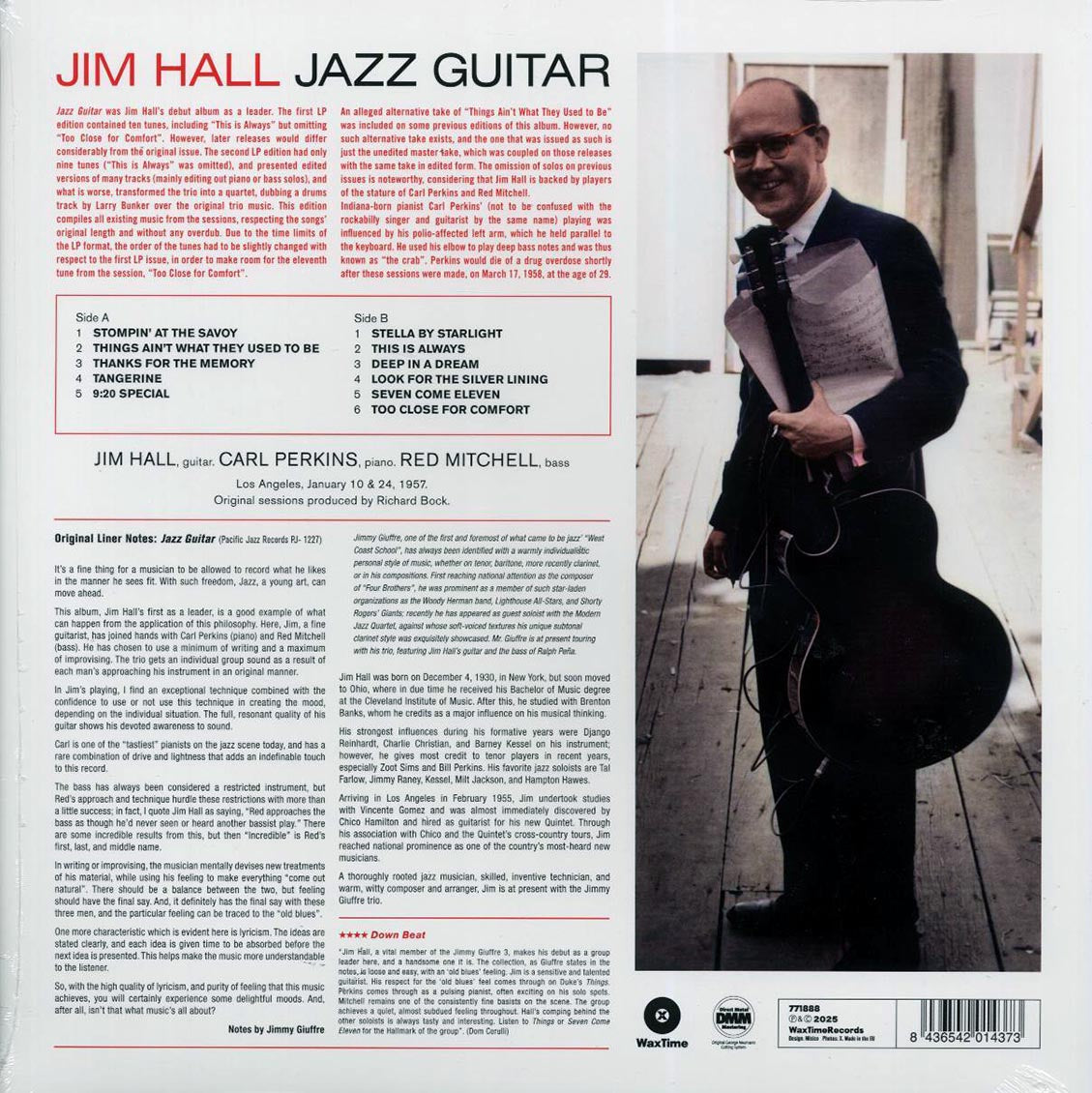 Jim Hall Trio - Jazz Guitar (ltd. ed.) (180g) (remastered) Vinyl Record