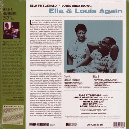Ella Fitzgerald, Louis Armstrong - Ella & Louis Again (ltd. ed.) (180g) Vinyl Record