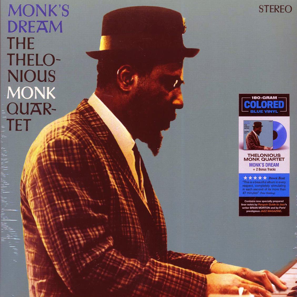 Thelonious Monk Quartet - Monk's Dream (+2 bonus tracks) (ltd. ed.) (180g) (blue vinyl) Vinyl Record