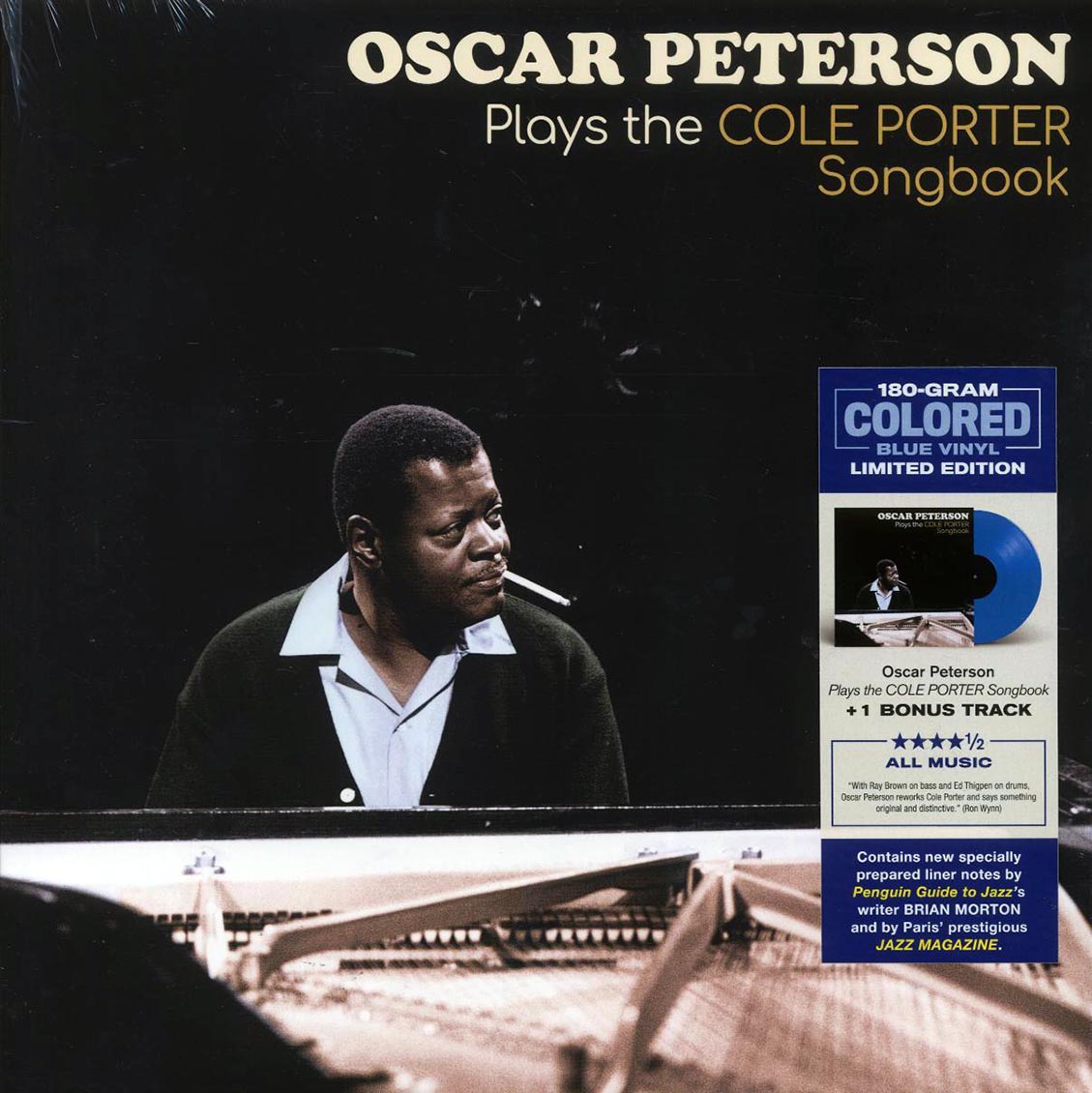 Oscar Peterson - Oscar Peterson Plays The Cole Porter Songbook (+bonus track) (ltd. ed.) (180g) (blue vinyl) Vinyl Record