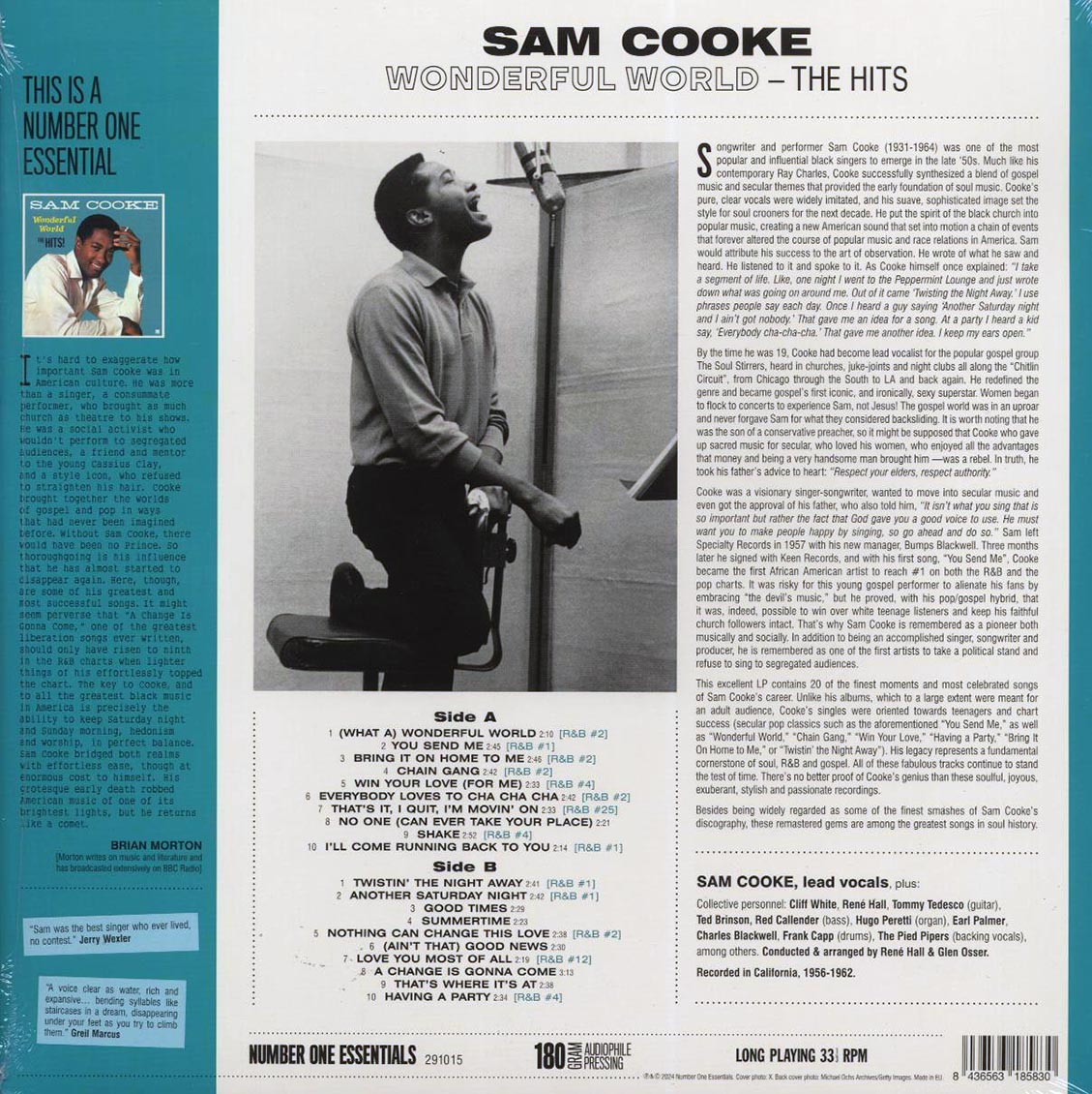 Sam Cooke - Wonderful World: The Hits (20 tracks) (ltd. ed.) (180g) Vinyl Record