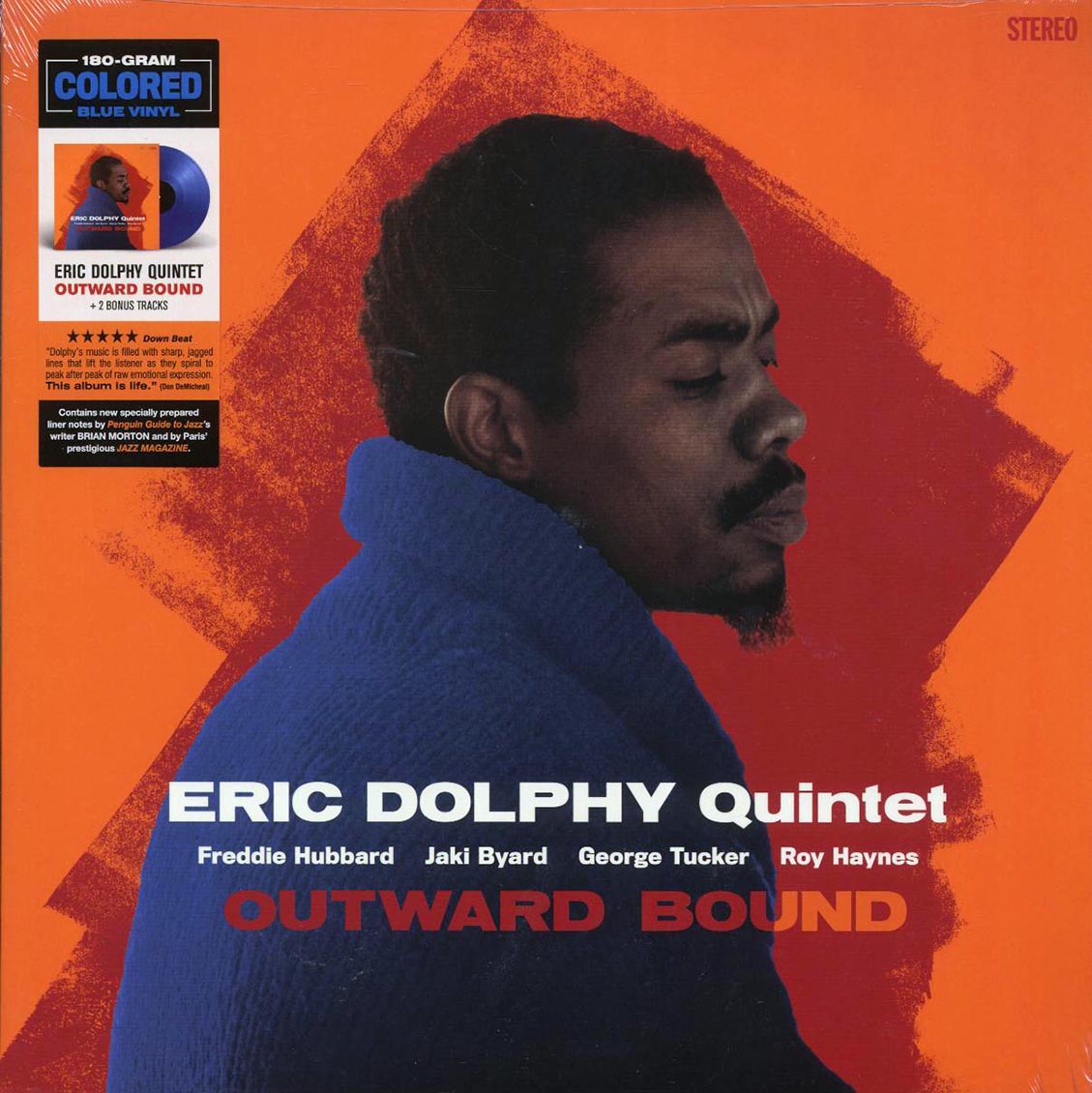 Eric Dolphy Quintet - Outward Bound (+2 bonus tracks) (ltd. ed.) (180g) (blue vinyl) Vinyl Record