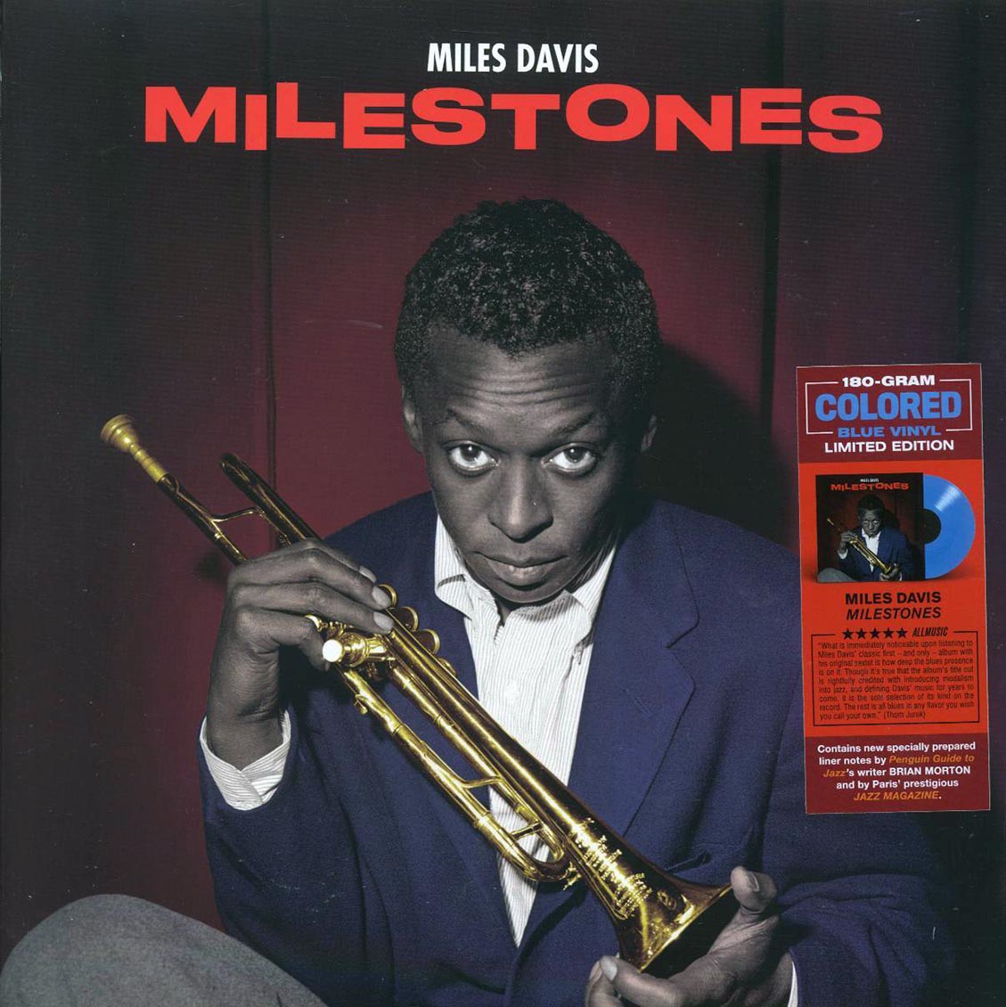 Miles Davis - Milestones (ltd. ed.) (180g) (blue vinyl) Vinyl Record