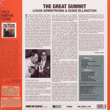 Louis Armstrong, Duke Ellington - The Great Summit (+2 bonus tracks) (ltd. ed.) (180g) Vinyl Record