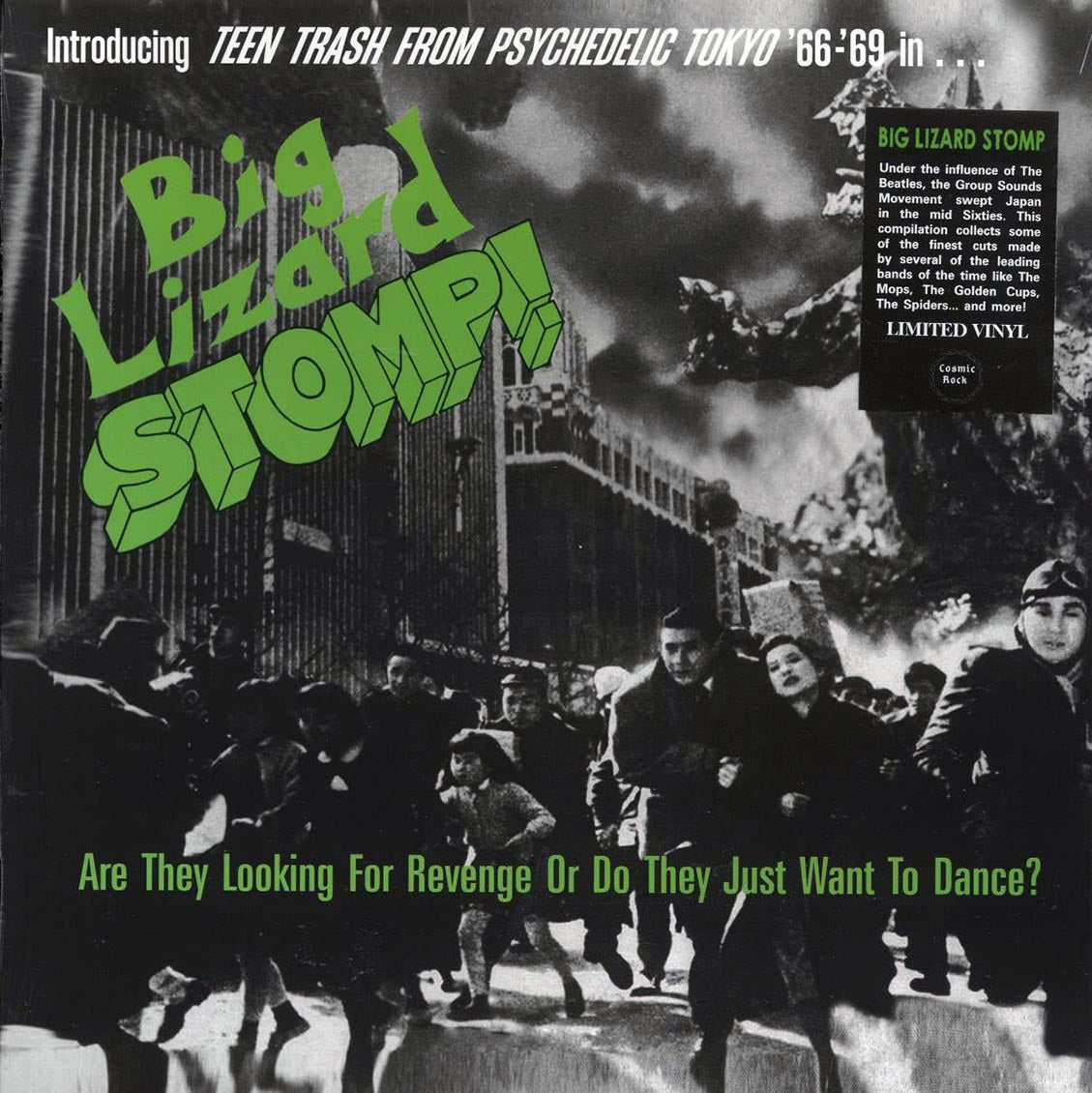 The Spiders, The Mops, The Jaguars, Golden Cups, Etc. - Big Lizard Stomp! Teen Trash From Psychedelic Tokyo '66-'69 Vinyl Record