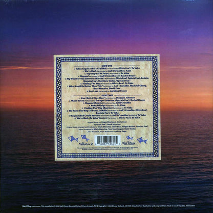 Abigail Barlow, Emily Bear, Opetaia Foa'i, Mark Mancina - Moana 2 (blue splatter vinyl) Vinyl Record