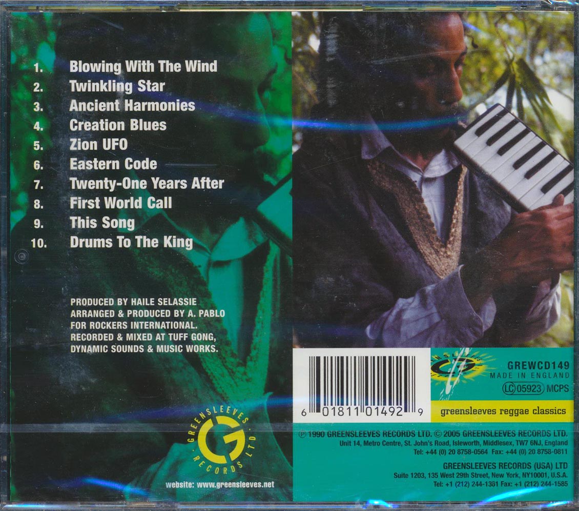Augustus Pablo - Blowing With The Wind Music CD