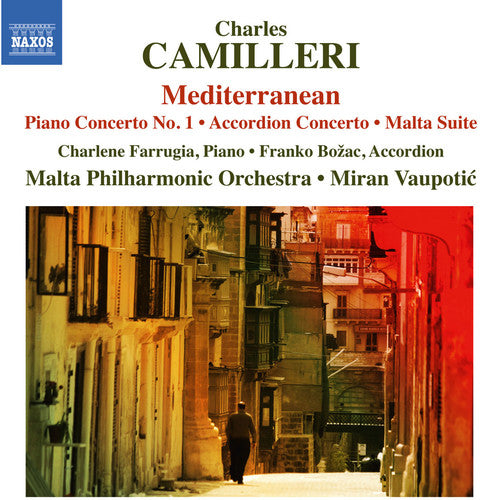 the album cover for Camilleri / Farrugia / Bozac / Malta Philharmonic - Piano Concerto No. 1 - Concerto for Accordion
