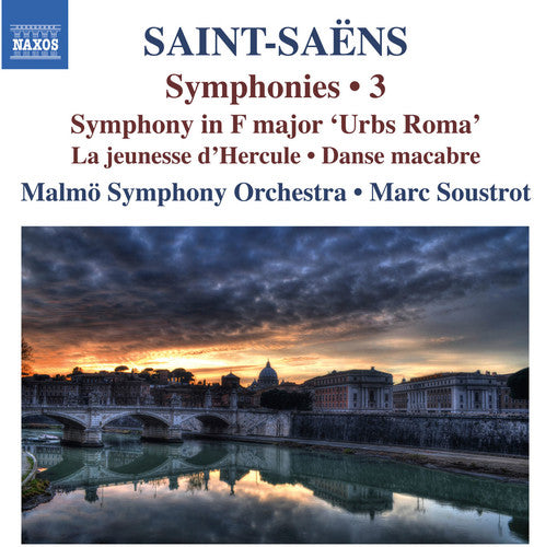 the album cover for Saint-Saens / Malmo Symphony Orchestra / Soustrot - Symphonies 3