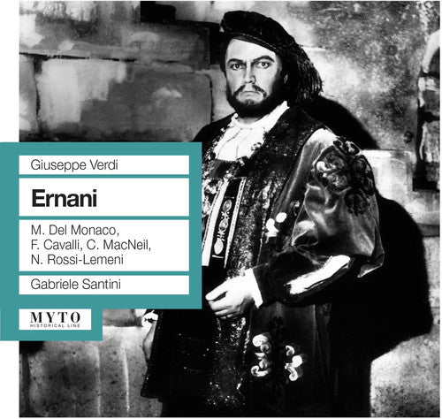 the album cover for Verdi / Del Monaco / Rome Opera Orchestra & Chorus - Ernani