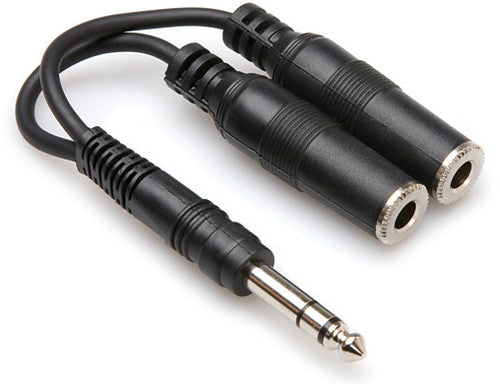 Hosa Y Cable 1/4 In Trs To Dual 1/4 In Trsf - Hosa Y Cable 1/4 In Trs To Dual 1/4 In Trsf - Professional Audio