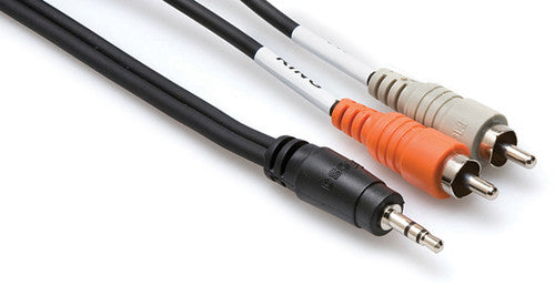 Hosa Stereo Breakout 3.5 Mm Trs To Dual Rca 3 Ft - Hosa Stereo Breakout 3.5 Mm Trs To Dual Rca 3 Ft - Professional Audio