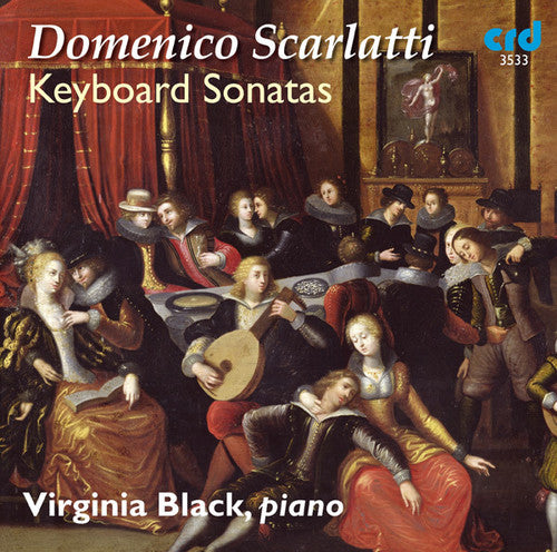 the album cover for Scarlatti / Virginia Black - Keyboard Sonatas
