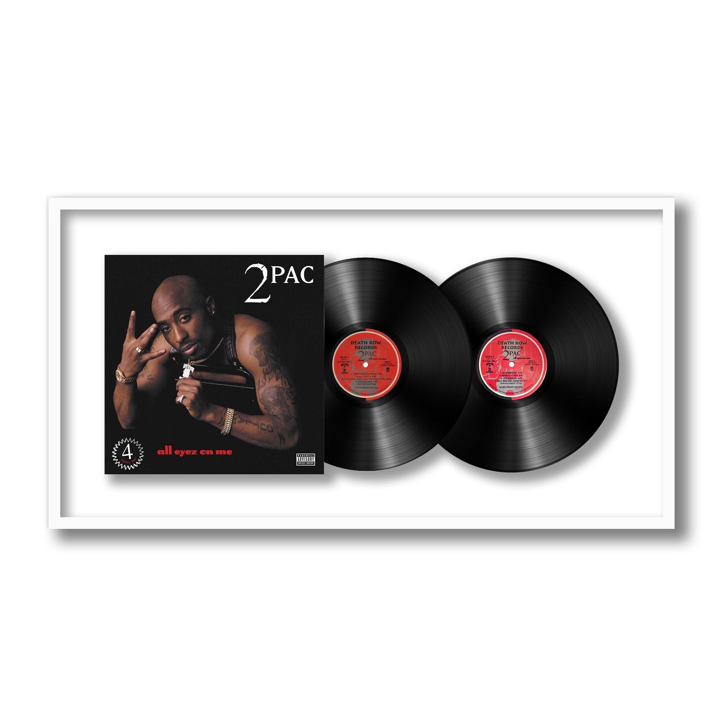 2Pac All Eyes On Me Framed Vinyl Record