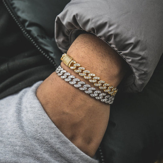 Studded Cuban Bracelet 8MM