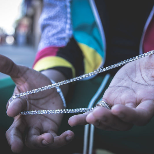 5mm Tennis Necklace - Silver