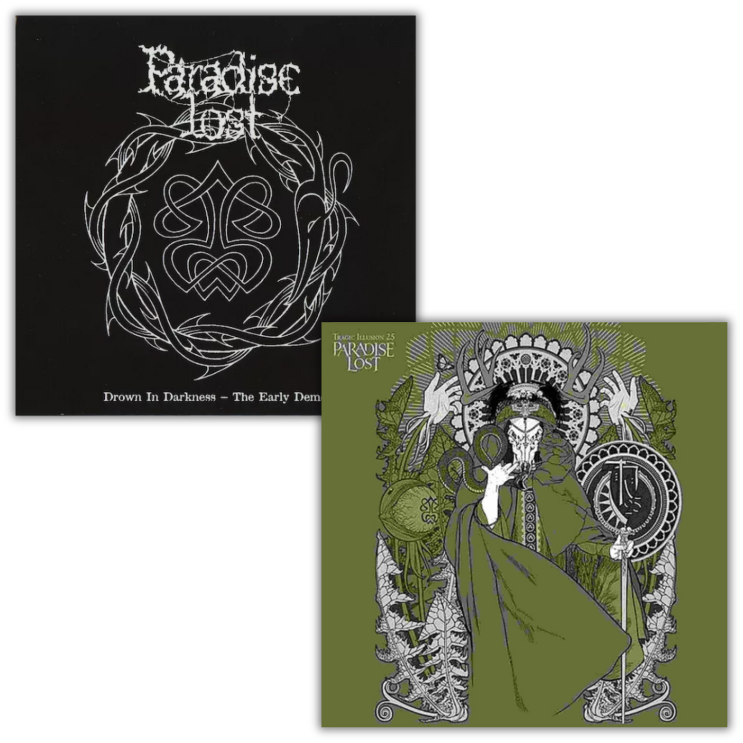 Paradise Lost - Drown In Darkness (Re-Issue) & Tragic Illusion (Re-Issue) - LP Vinyl Bundle