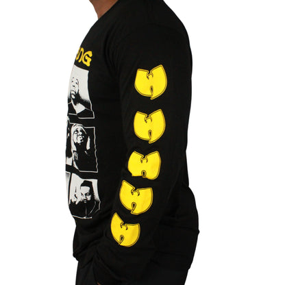 Wu-Tang Clan Officially Licensed 9 Diagrams Long Sleeve Mens T Shirt Black