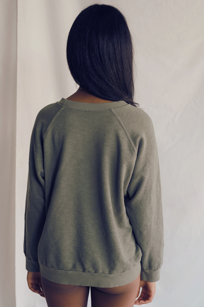 Peanuts YEE-HAW !! Womens Sweatshirt Green