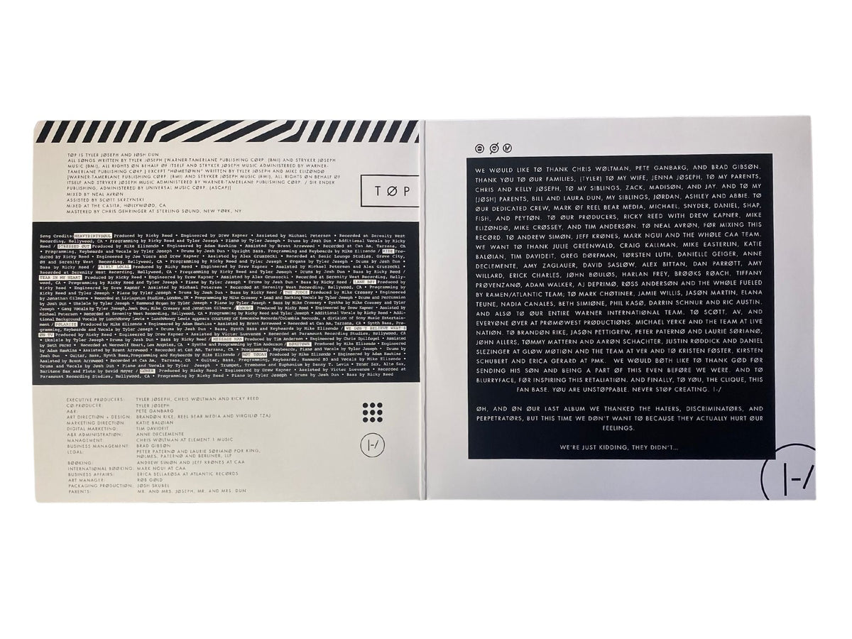 Twenty One Pilots - Blurryface (Limited Edition Silver Colored Vinyl) Vinyl Record