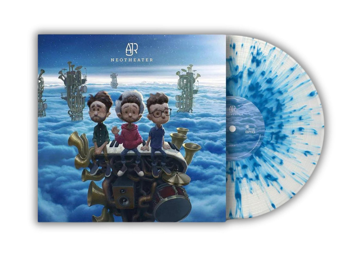 AJR - Neotheater (Limited Edition Clear w/ Blue Splatter Colored Vinyl) Vinyl Record