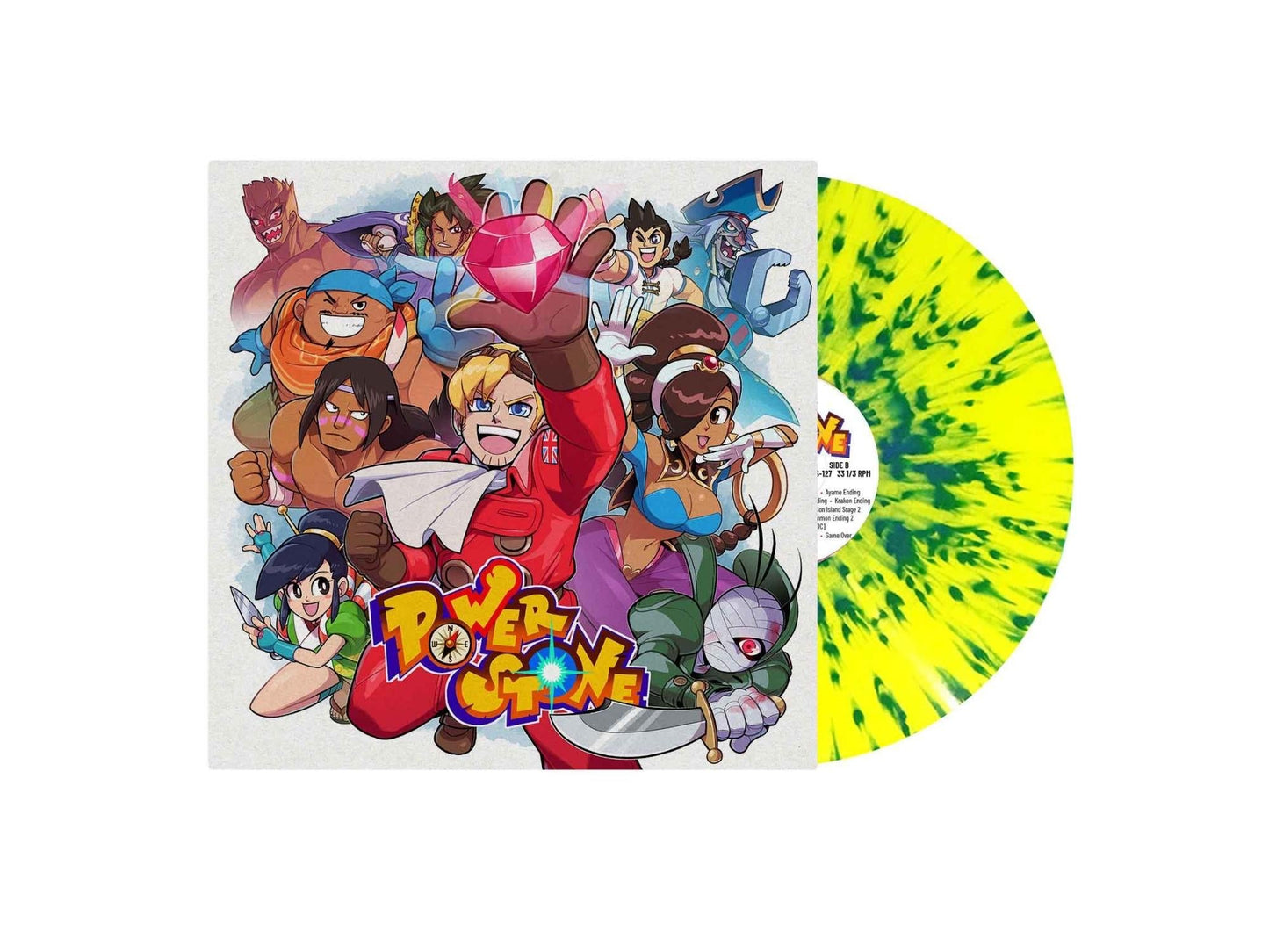 Power Stone Original Soundtrack (Limited Edition Splatter Colored Vinyl) Vinyl Record