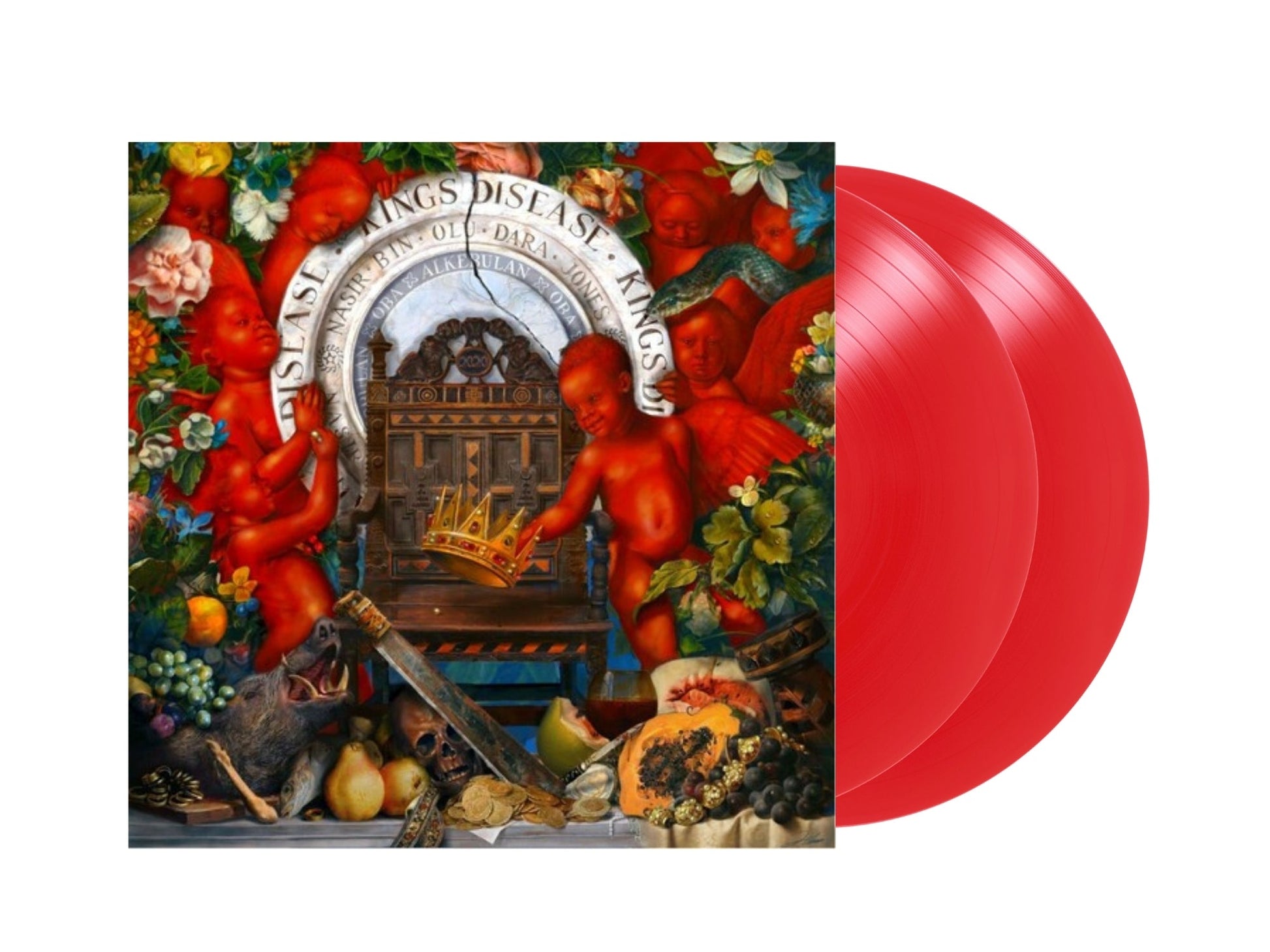 Nas - King's Disease (Limited Edition Red Colored Double Vinyl) Vinyl Record