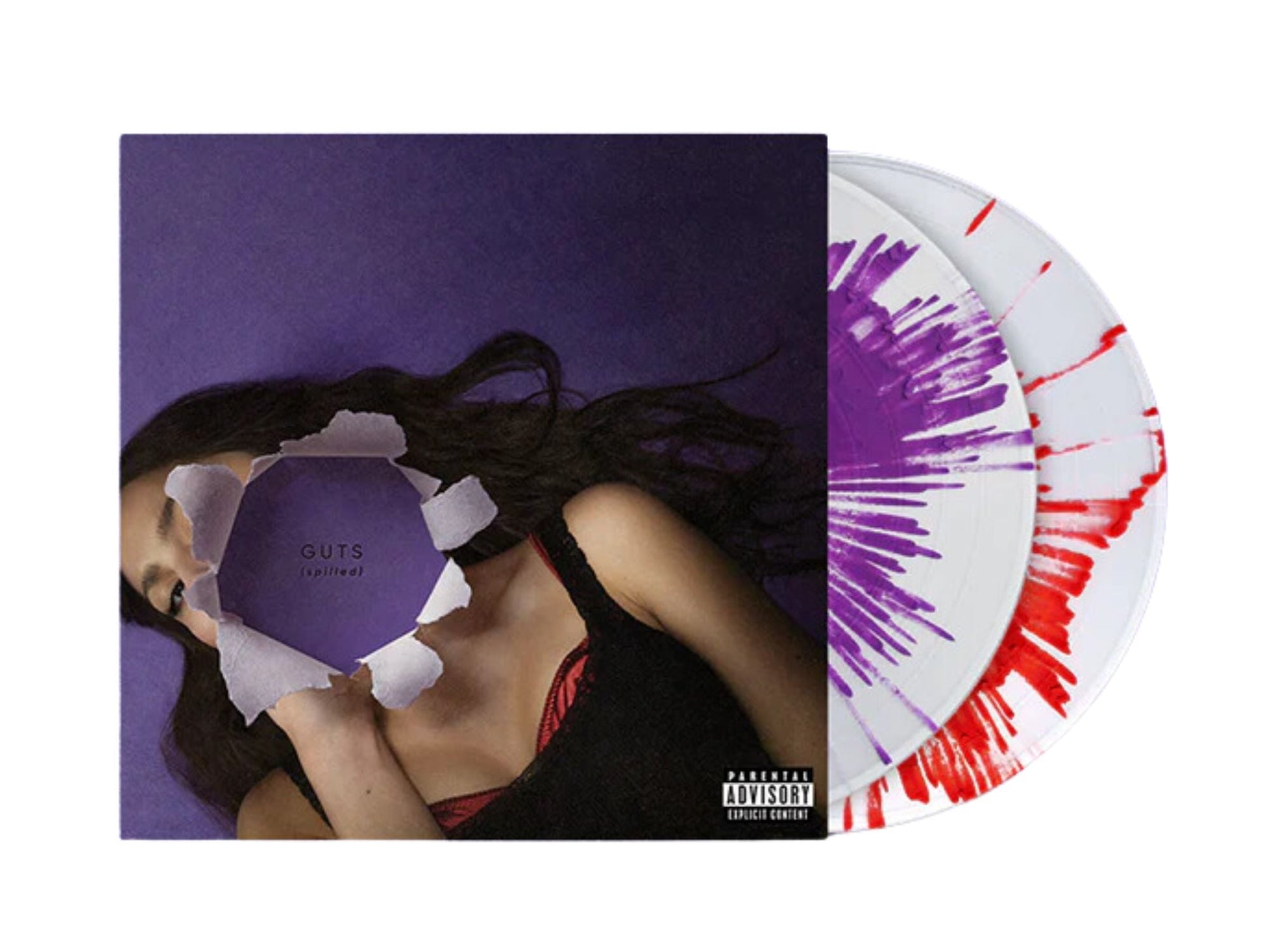 Olivia Rodrigo - GUTS (spilled) [Red & Purple Splatter 2LP Vinyl, Deluxe] Vinyl Record