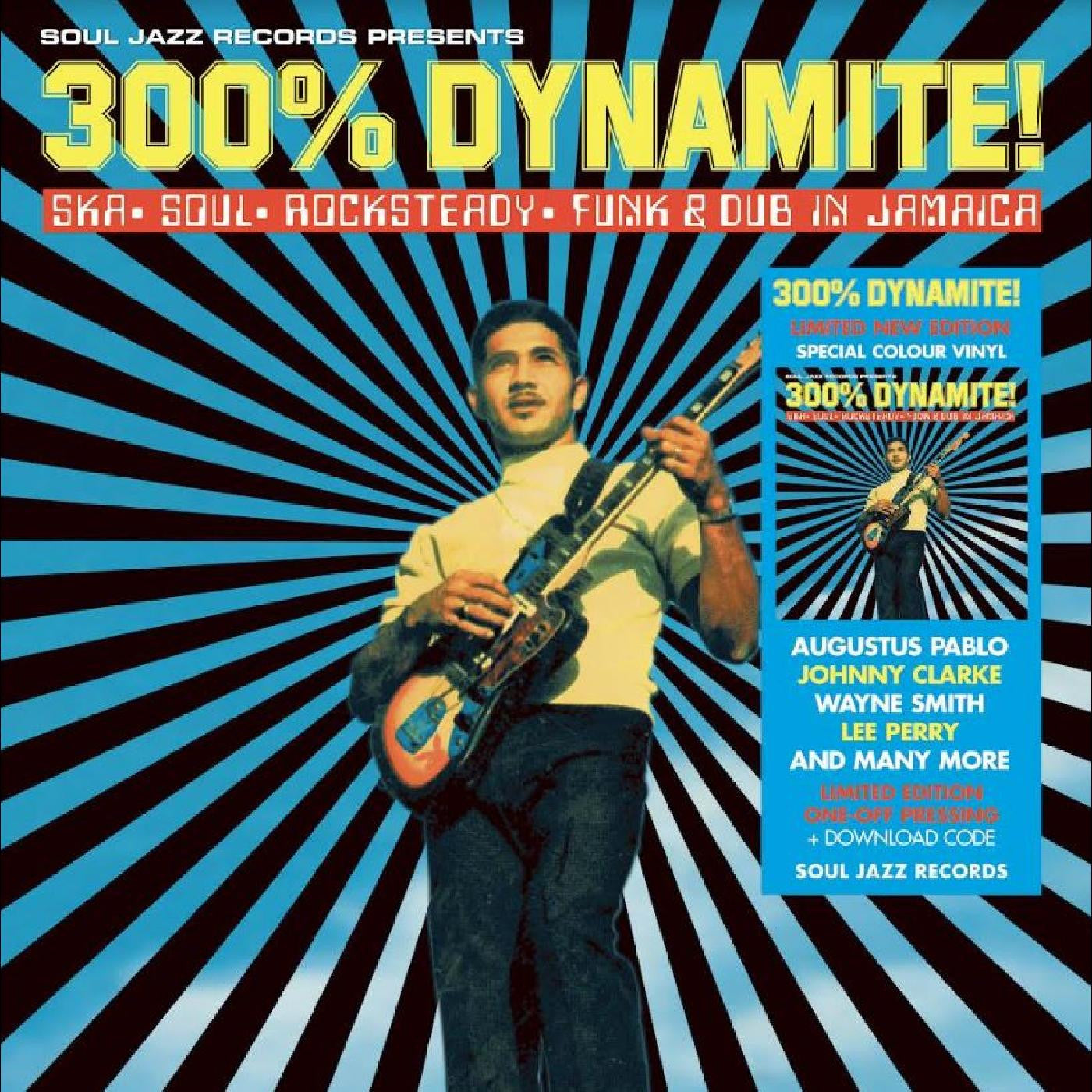 Soul Jazz Records Presents - 300% DYNAMITE! Ska, Soul, Rocksteady, Funk and Dub in Jamaica [Blue RSD 04/20/2024] [Vinyl] Vinyl Record
