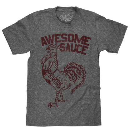 Sriracha Awesome Sauce T-Shirt - Gray