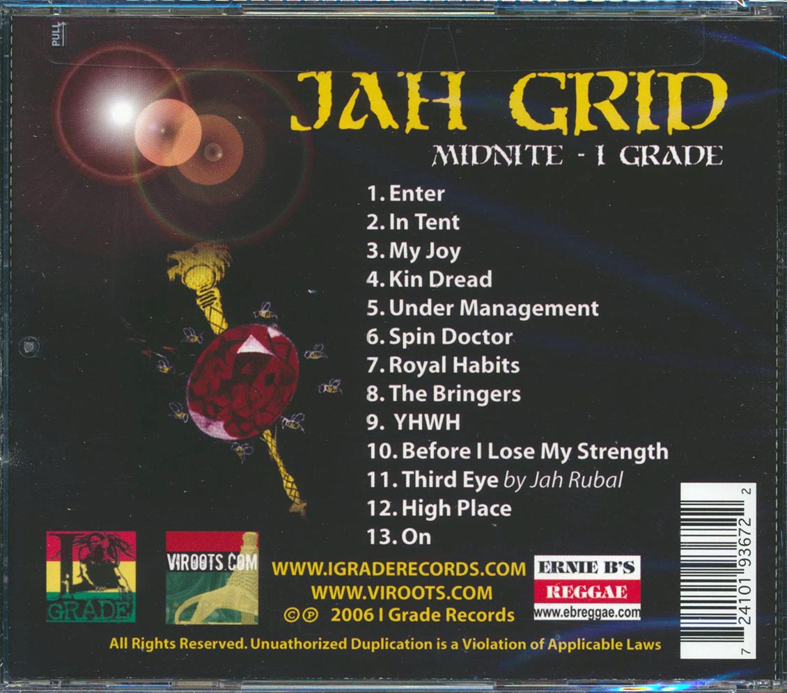 Midnite - Jah Grid Music CD