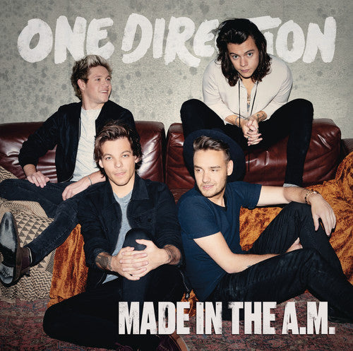 the album cover for One Direction - Made In The A.M.