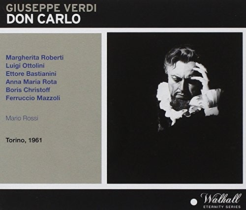 the album cover for Verdi / Roberti / Symphony Orchestra & Chorus Of - Don Carlo