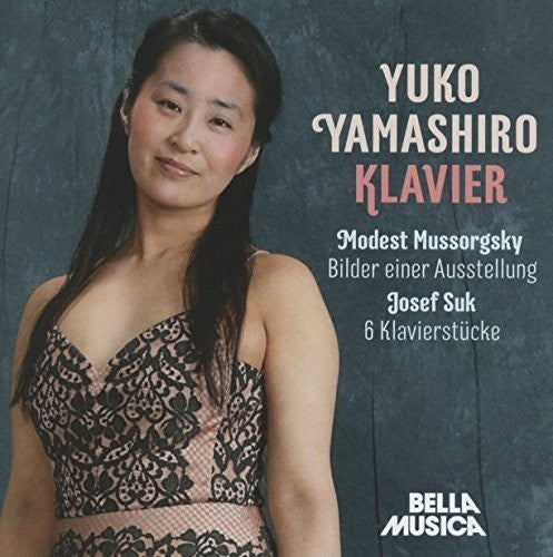 the album cover for Mussorgsky / Yuko Yamashiro - Yuko Yamashiro Klavier