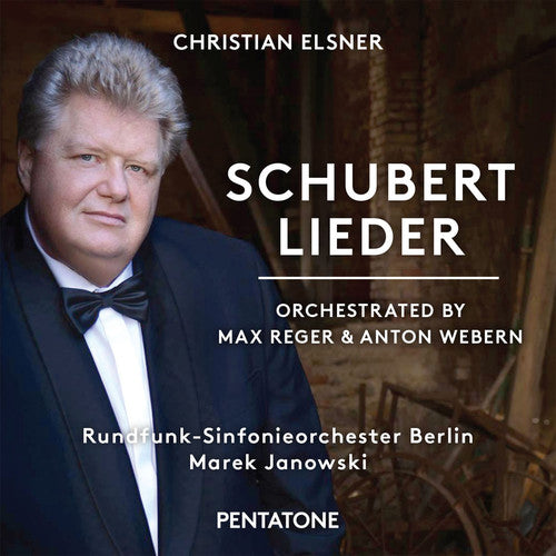 the album cover for Schubert / Elsner / Rundfunk-Sinfonieorchester - Schubert Lieder - Orchestrated By Reger & Webern
