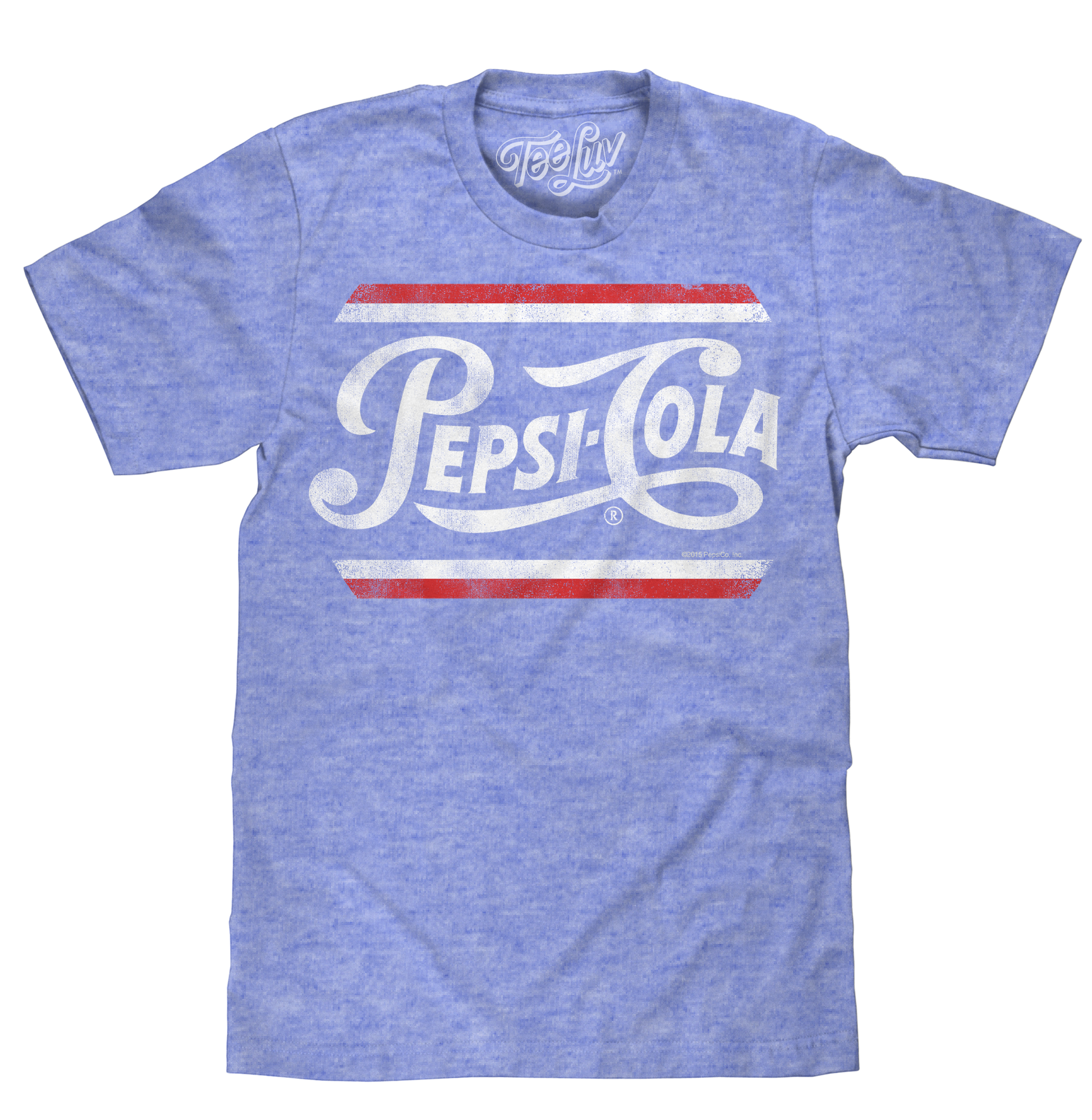 Pepsi Classic Script Mens T Shirt Officially Licensed Blue
